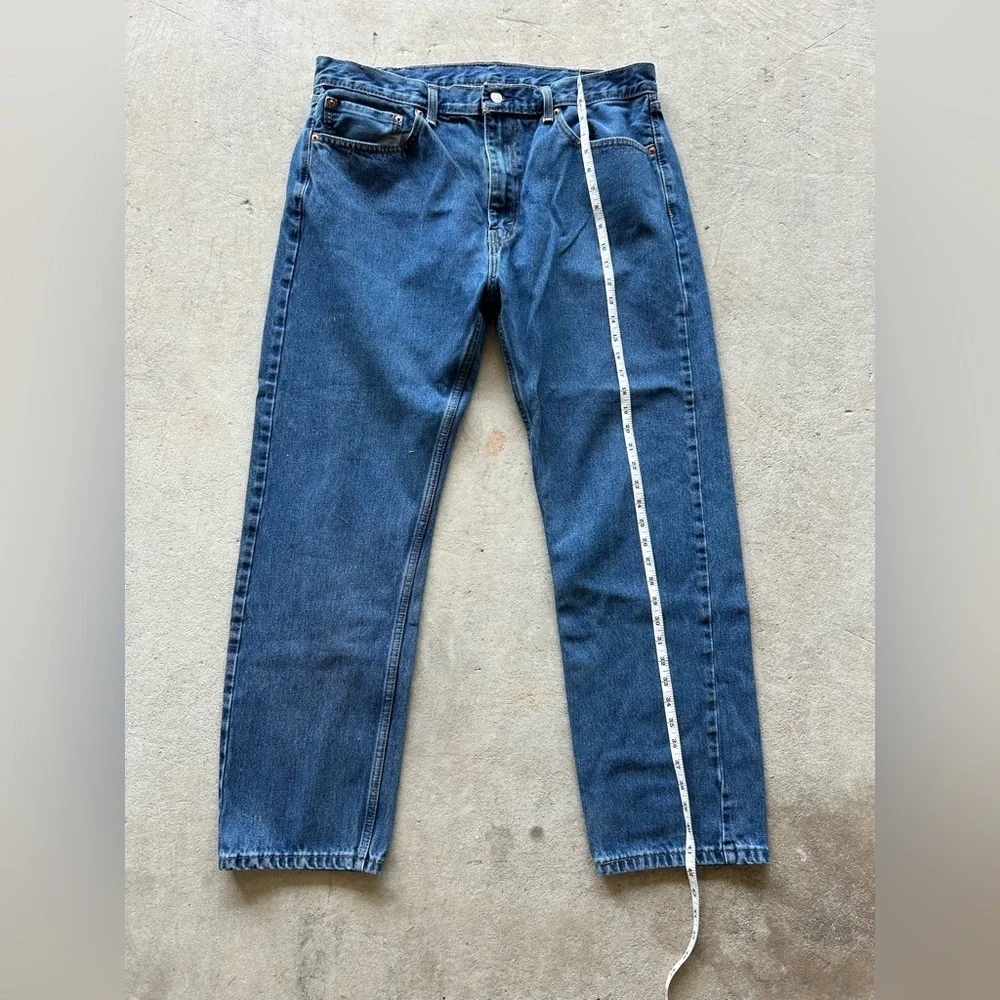 Men’s Straight Leg 505 Jeans Medium Wash Waist 38 Levi’s Workwear Durable